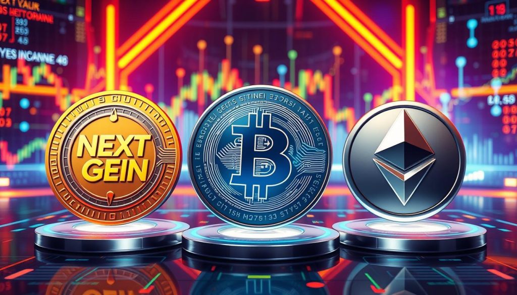 Next Gen Coin vs. Bitcoin and Ethereum market performance